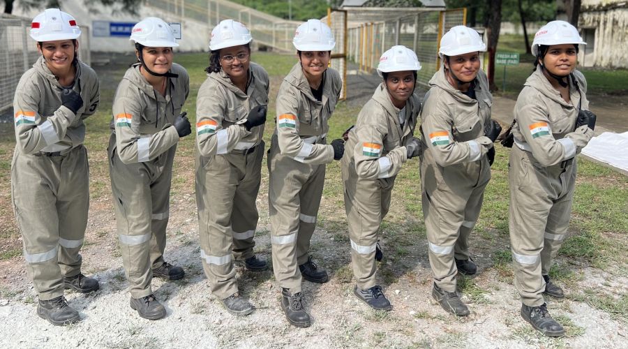 Hindustan Zinc's First All Women Mine Rescue Team represents India at the XIII International Mine Rescue Competition